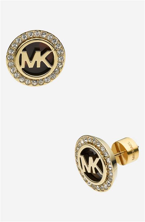 the iconic earrings michael kors|michael kors earrings clearance.